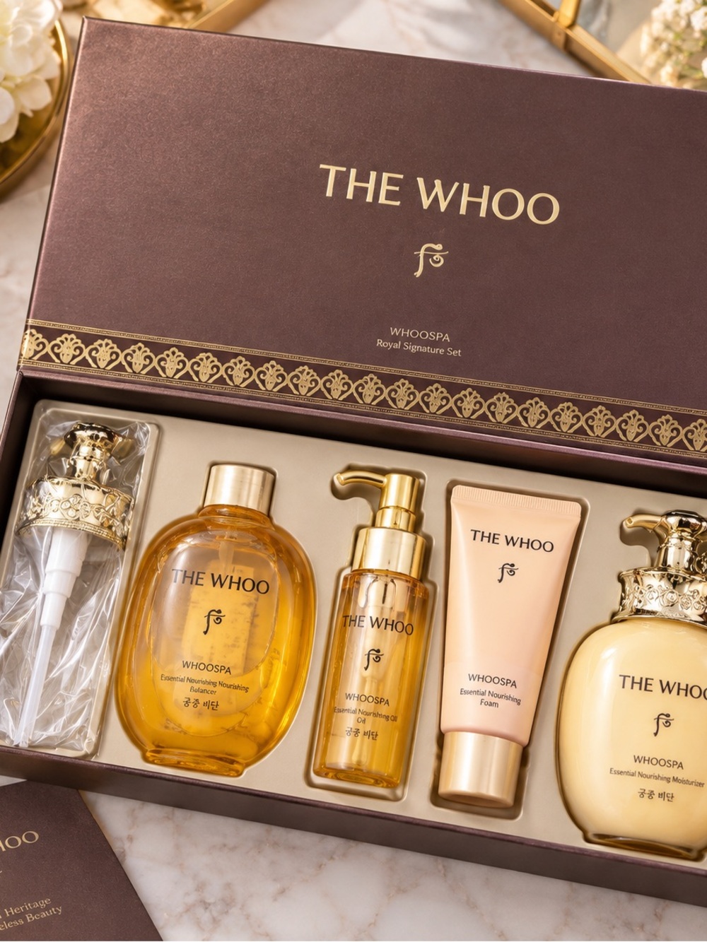 The Whoo WhooSpa Nourishing Bath & Body Set — Gold